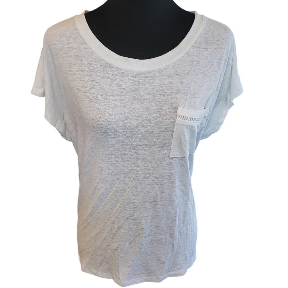 Talbot's XL‎ White pocket tee Shirt